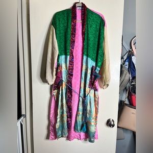 Upcycled Silk Robe